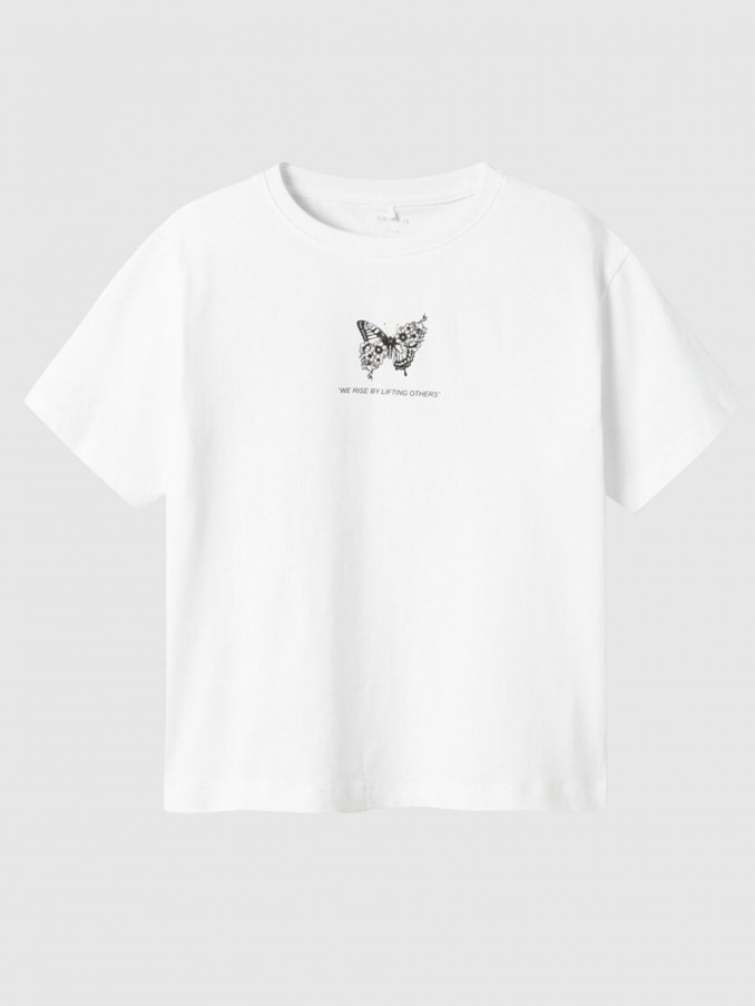 T-Shirt Girl White Name It