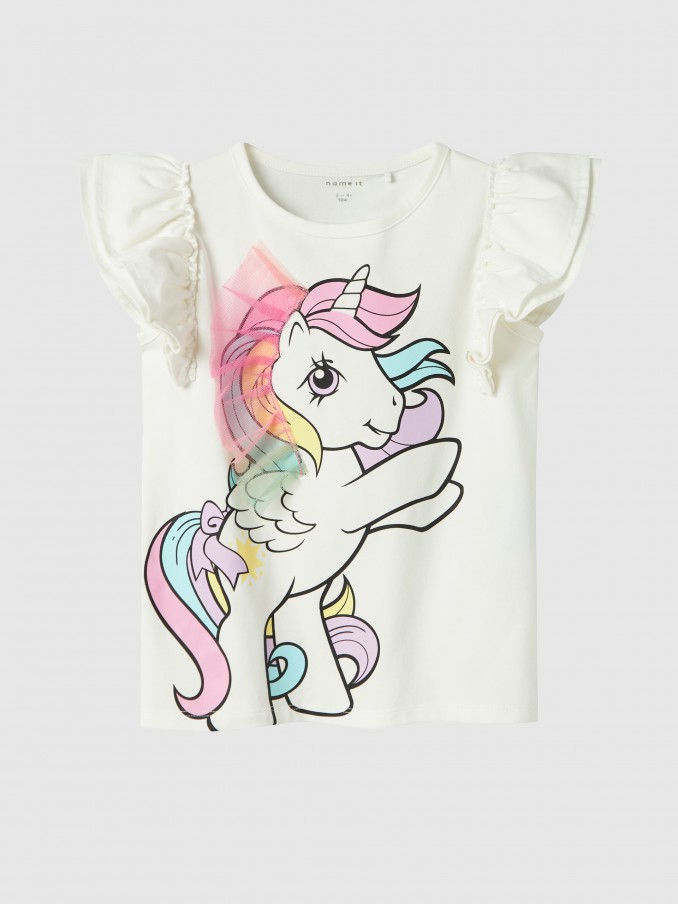 T-Shirt Girl White Name It
