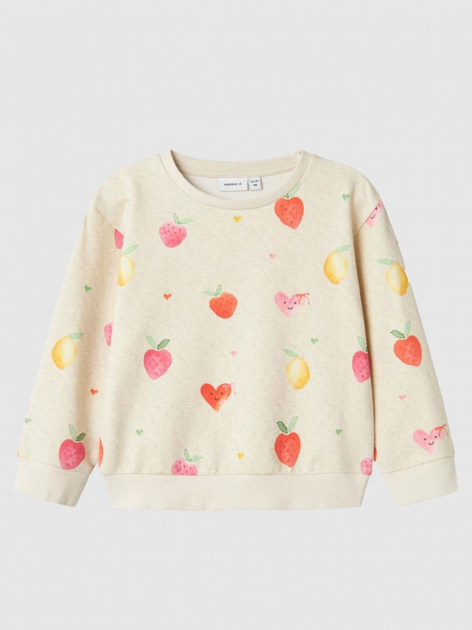 Camisolas Menina Nmffolina Nreg Ls Sweat Unb Name It