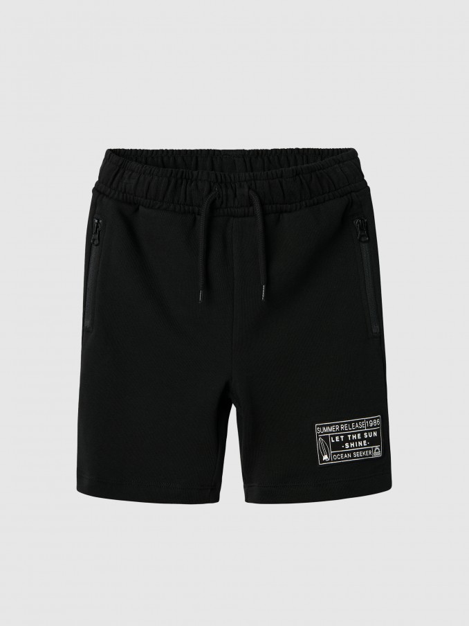 Pantalones Cortos Nio Negro Name It