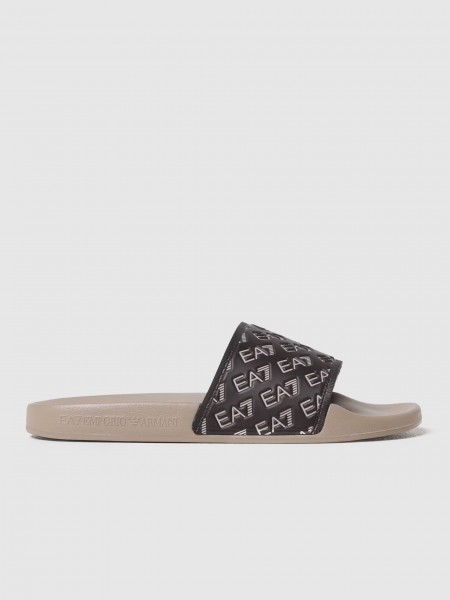 Flip Flops Woman Brown Ea7 Emporio Armani