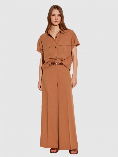 Pants Woman Camel Lion Of Porches