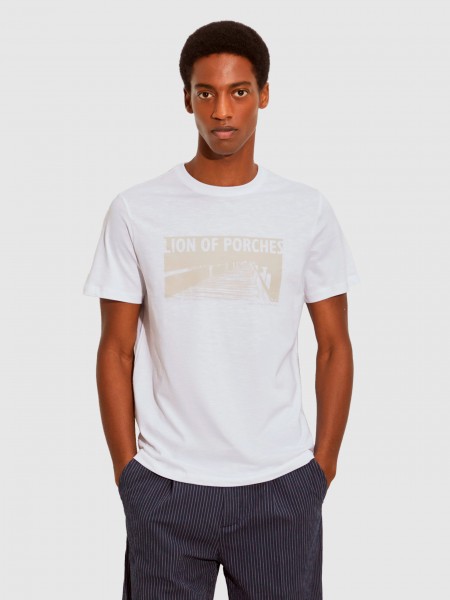 T-Shirt Homem T-Shirt Lion Of Porches