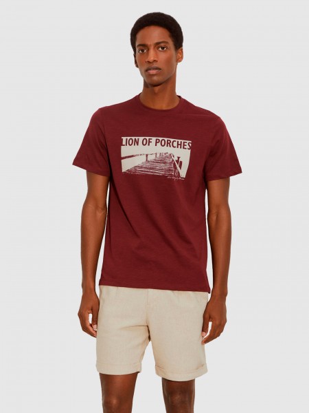 T-Shirt Homem T-Shirt Lion Of Porches
