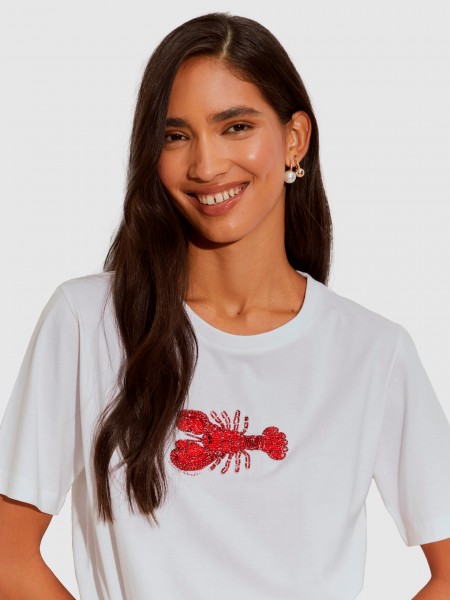 T-Shirt Mulher T-Shirt Lion Of Porches