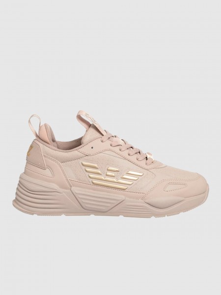 Tenis Mujer Beige Ea7 Emporio Armani