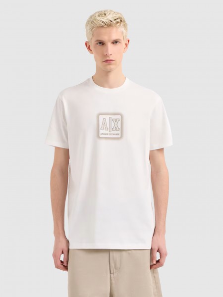 T-Shirt Man White Armani Exchange