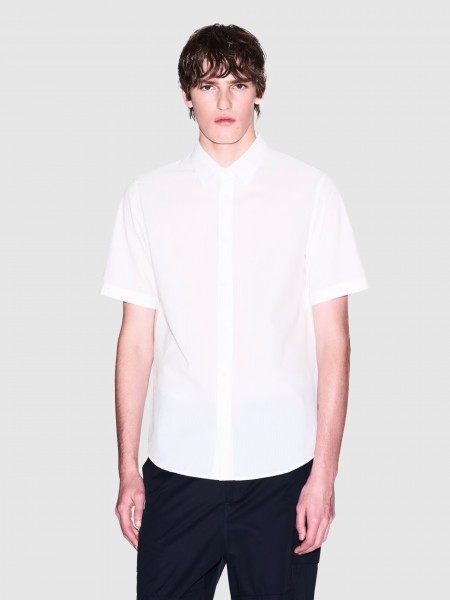 Camisa Hombre Blanco Armani Exchange