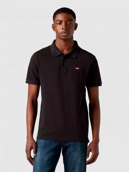 Polo Shirt Man Black Levis