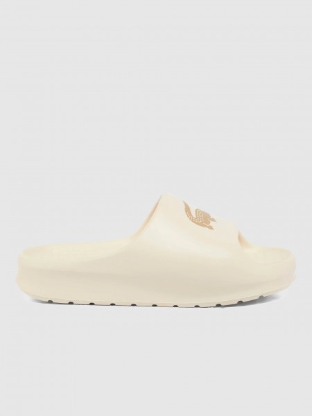 Flip Flops Woman Cream Lacoste