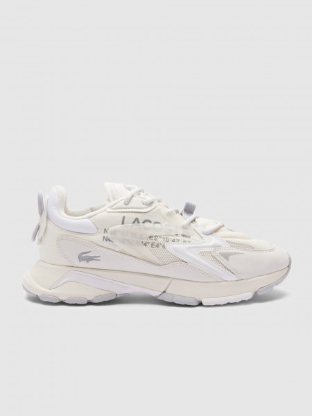 Tenis Mujer Blanco Lacoste