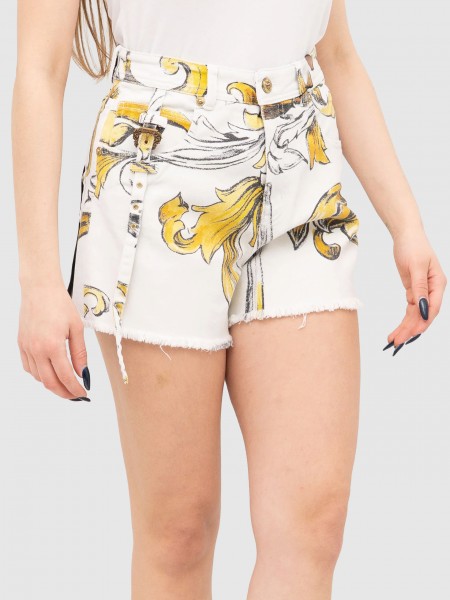 Calcao Mulher 78Dp514 Bis Shorts Versace