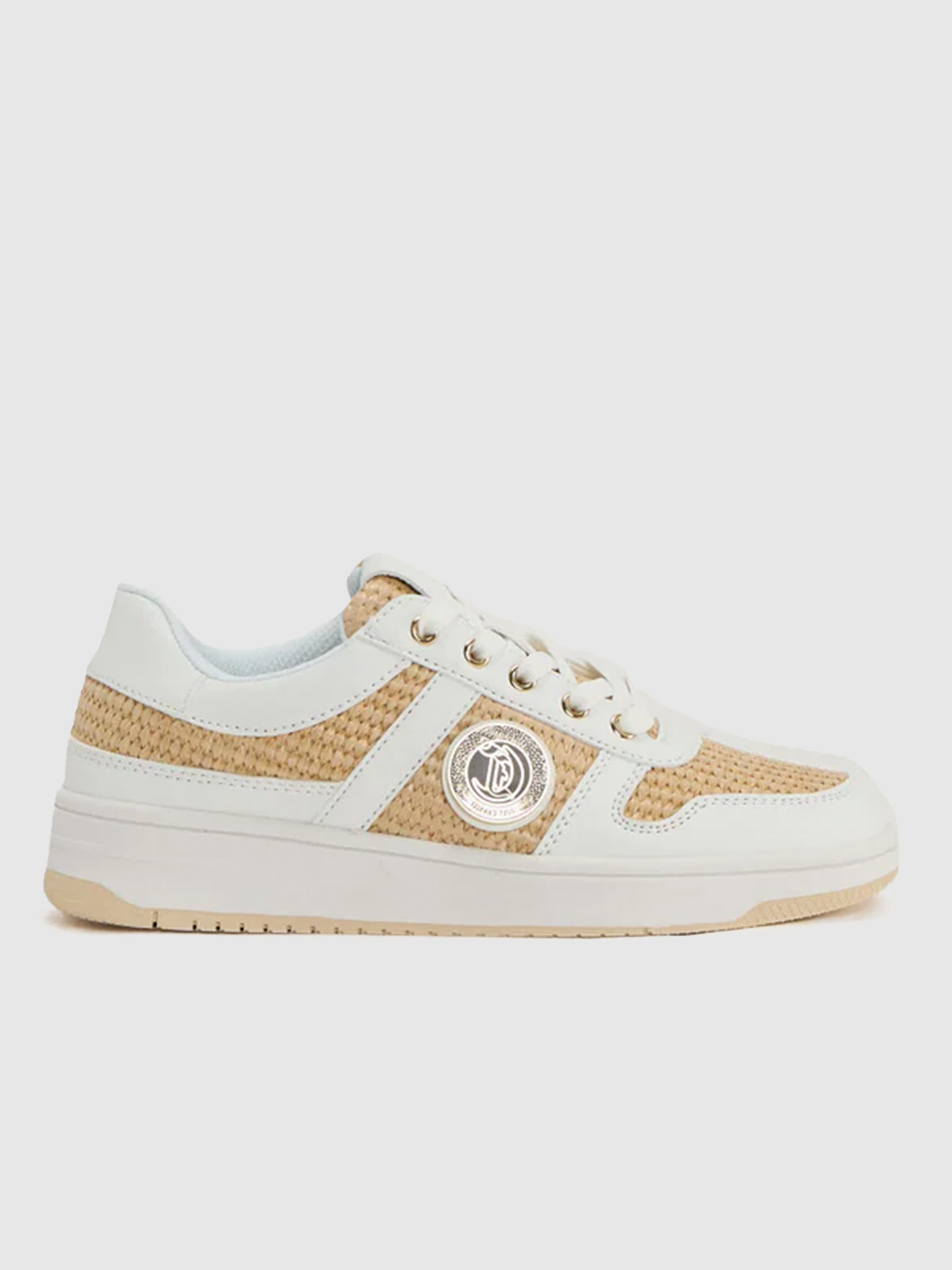 Sneakers Woman Just Cavalli White w / Beige - 78RA3SM6.188
