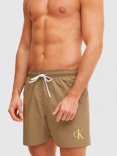 Calcao de Banho Homem Medium Drawstring Calvin Klein