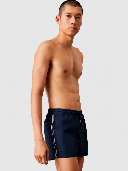 Calcao de Banho Homem Short Drawstring Calvin Klein