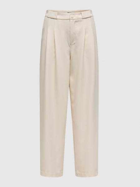 Pants Woman Cream Only