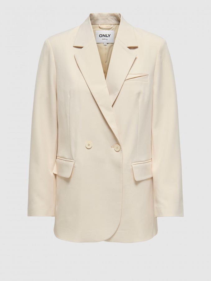 Blazer Mulher Onlhelene Life L/s Loose Blazer Cc Tlr Only