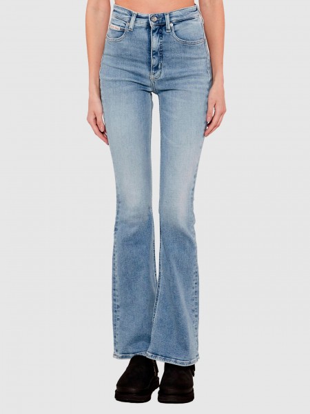 Pantalones Mujer Jeans Ligeros Calvin Klein