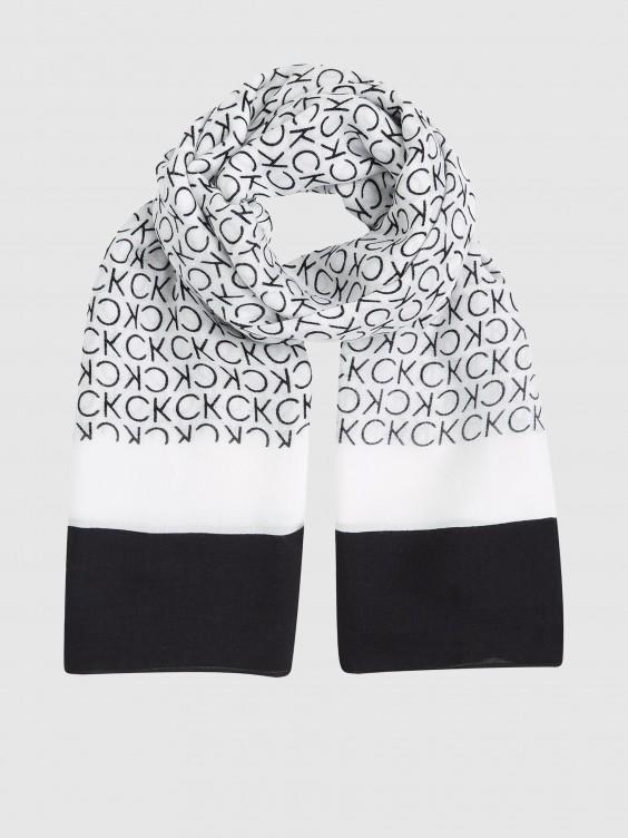 Scarves Woman Calvin Klein Black Mellmak