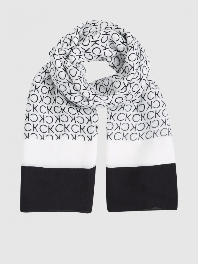 Scarves Woman Black Calvin Klein
