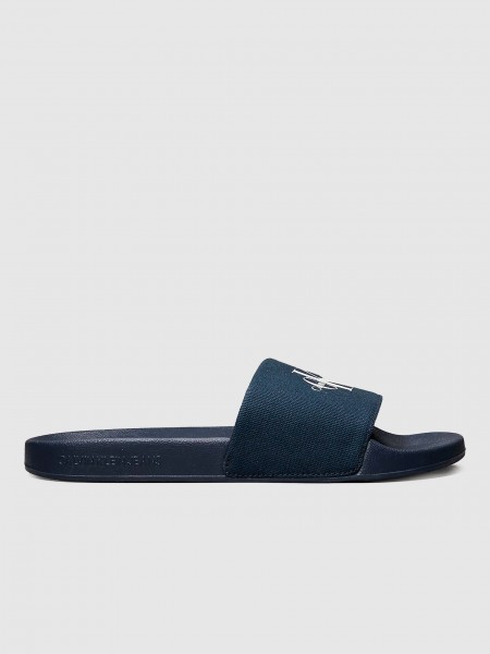 Flip Flops Man Blue Calvin Klein
