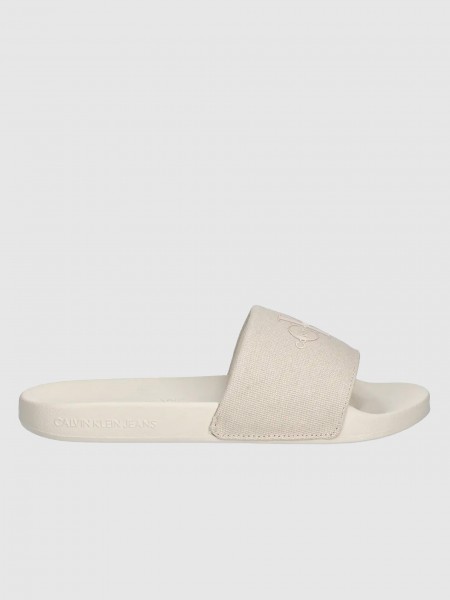 Chinelos Mulher Slide Monogram Wn Calvin Klein Footwear