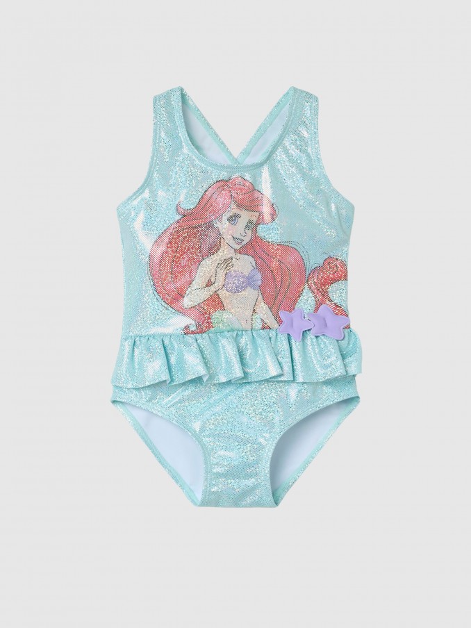 Fato de Banho Menina Nmfmyra Ariel Swimsuit Wdi Name It