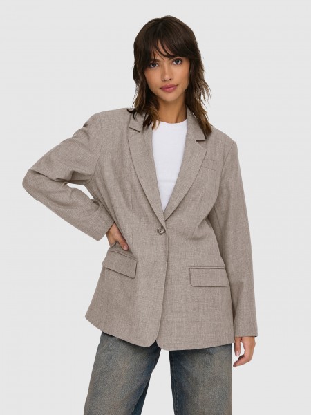 Blazer Woman Beige Only