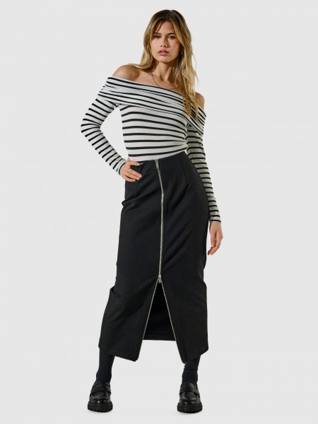 Saias Mulher Onlmarcella Life Hw Long Zi Skirt Cc Tlr Only