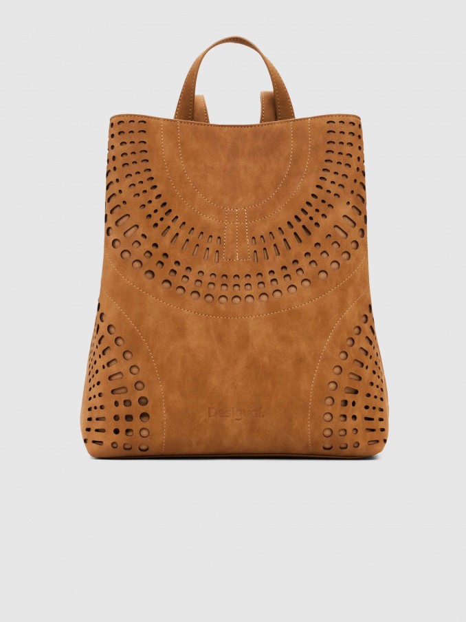 Mochila Mujer Marrn Desigual