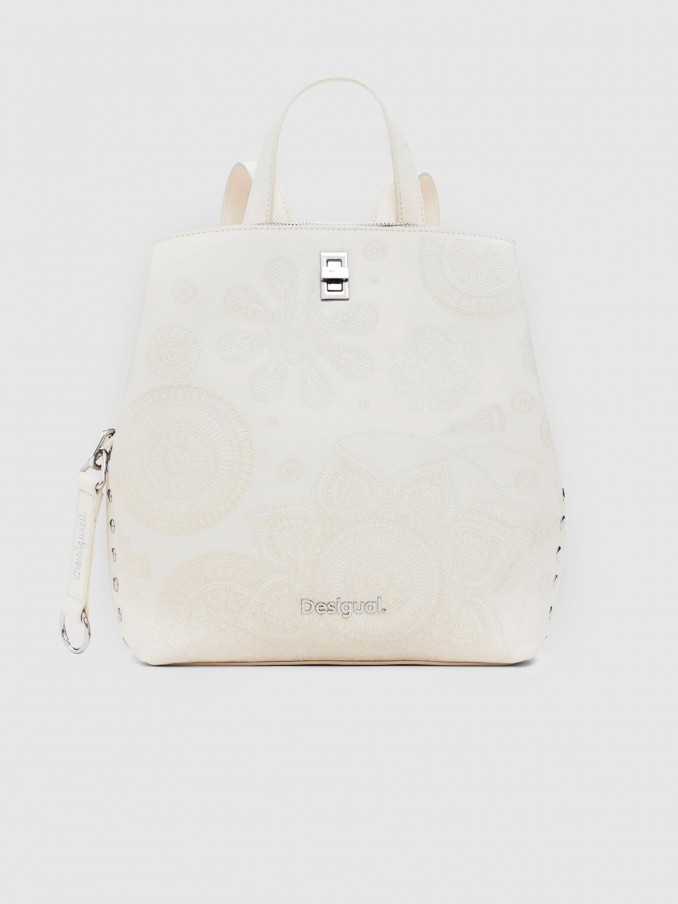Bolsos Mujer Crema Desigual
