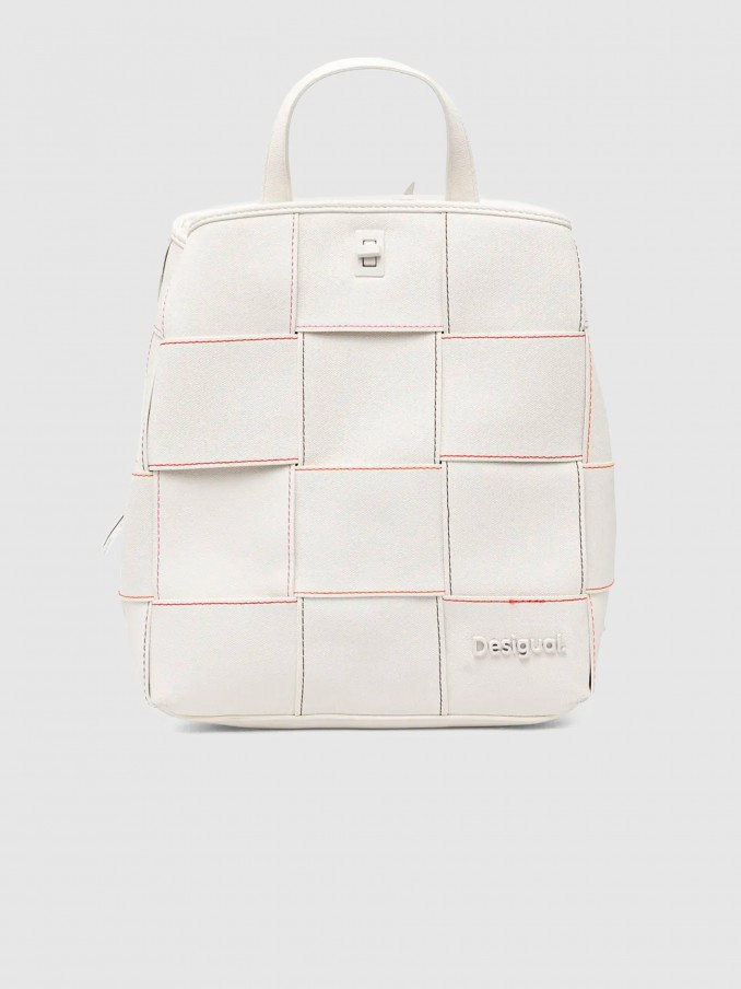 Mochila Mujer Blanco Desigual