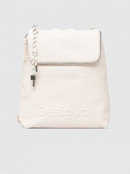 Mochila Mujer Blanco Desigual