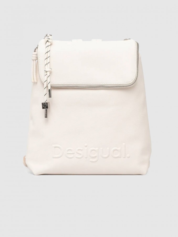 Mochila Mujer Blanco Desigual