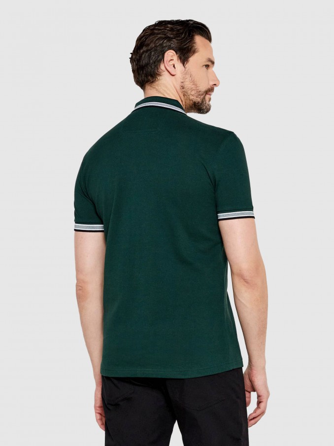 Polo Shirt Man Boss Green