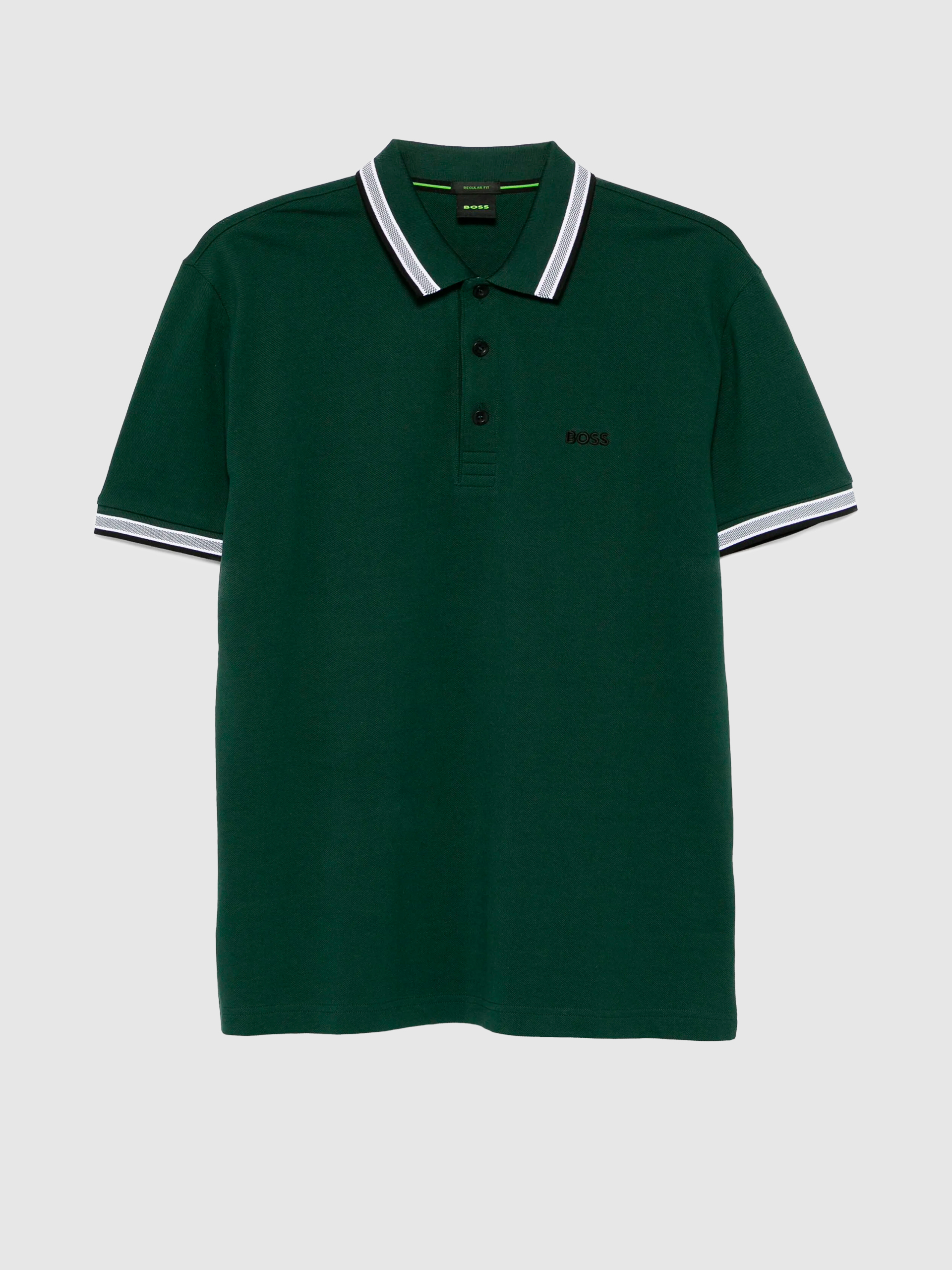 Polo Shirt Man Boss Green