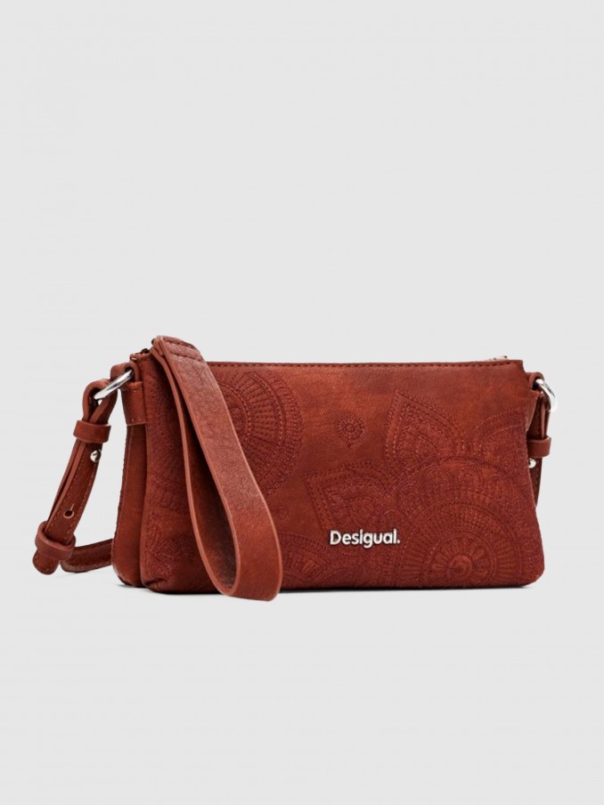 Bolsos de Hombro Mujer Marrn Desigual