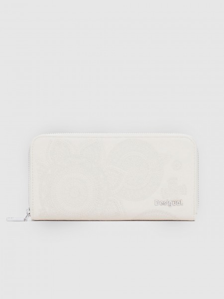Porta Moedas Mulher Mone_Dejavu Fiona Ecru Desigual