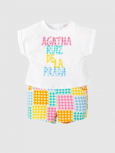Conjuntos Menina T-Shirt & Short Agatha Ruiz de La Prada