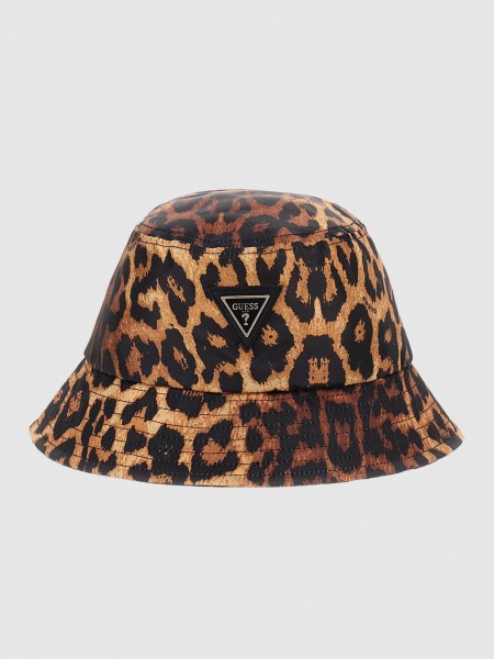 Hats Woman Animal Print Guess