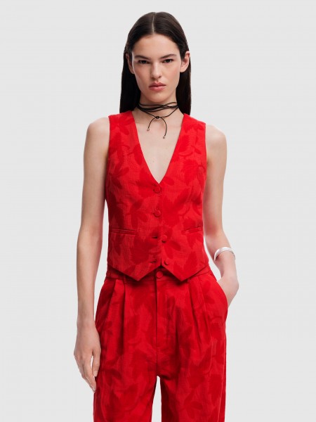 Blazer Woman Red Desigual
