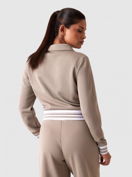 Casaco Mulher Amaryllis Full Zip Sweatshirt Guess Activewear