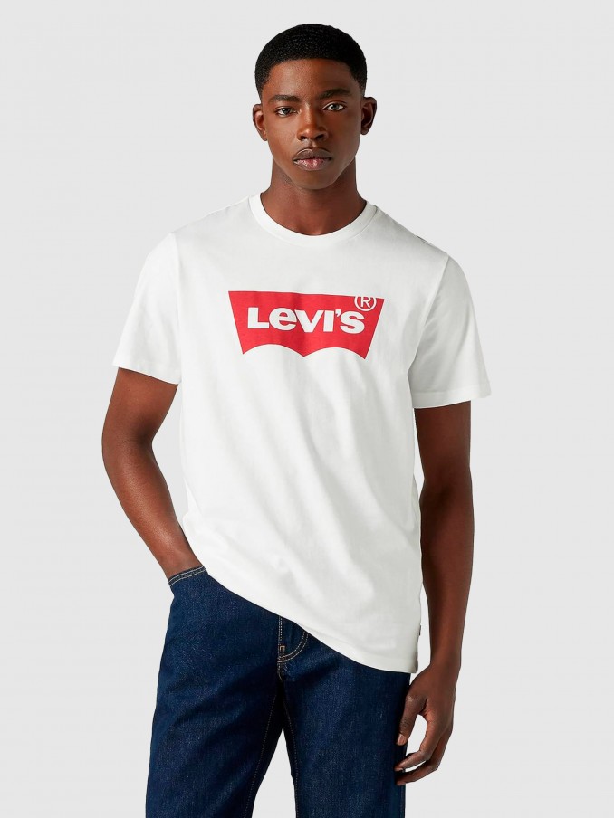 T-Shirt Homem Graphic Set-In Neck Neutrals Levis