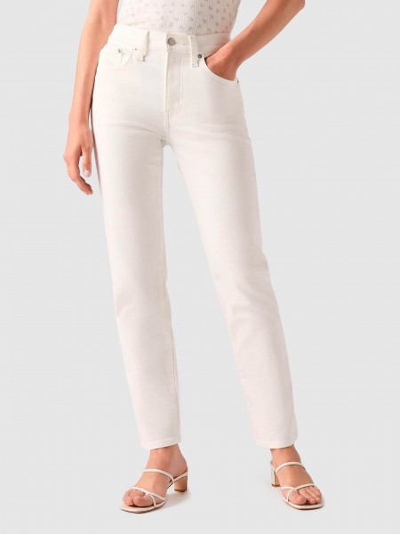 Pants Woman White Levis