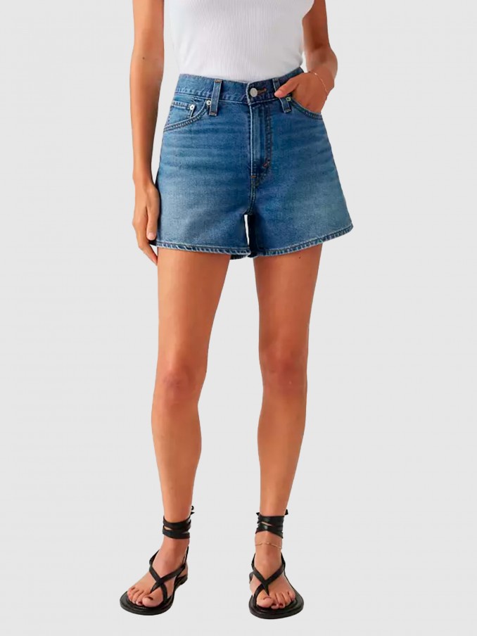 Pantalones Cortos Mujer Levis