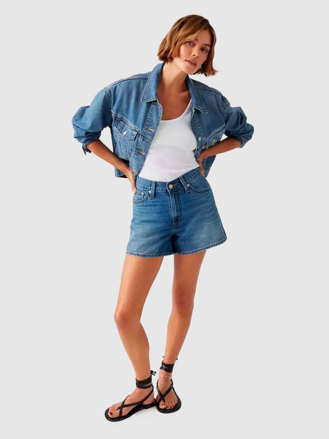 Pantalones Cortos Mujer Levis