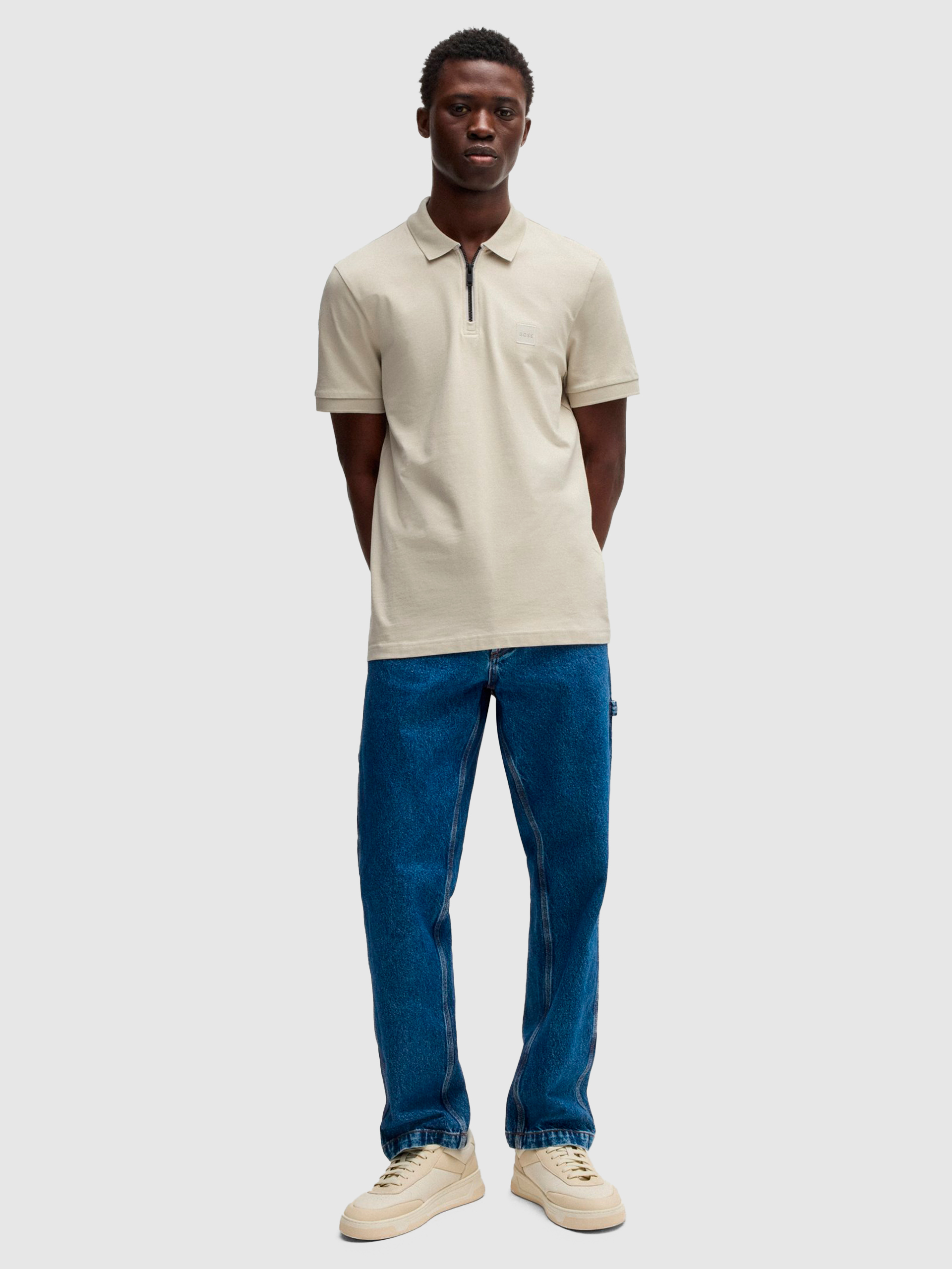 Polo Shirt Man Boss Orange