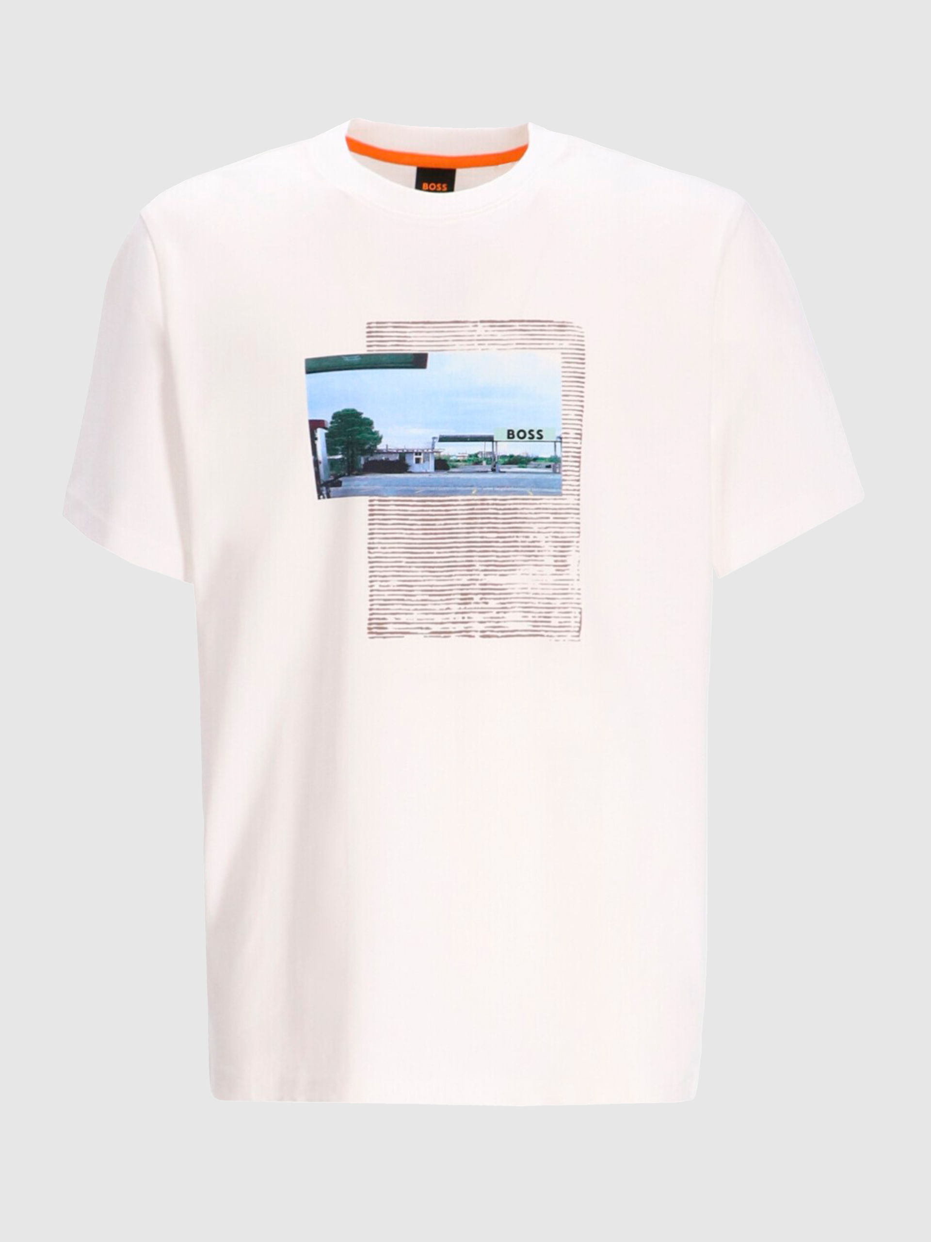 T-Shirt Man Boss Orange