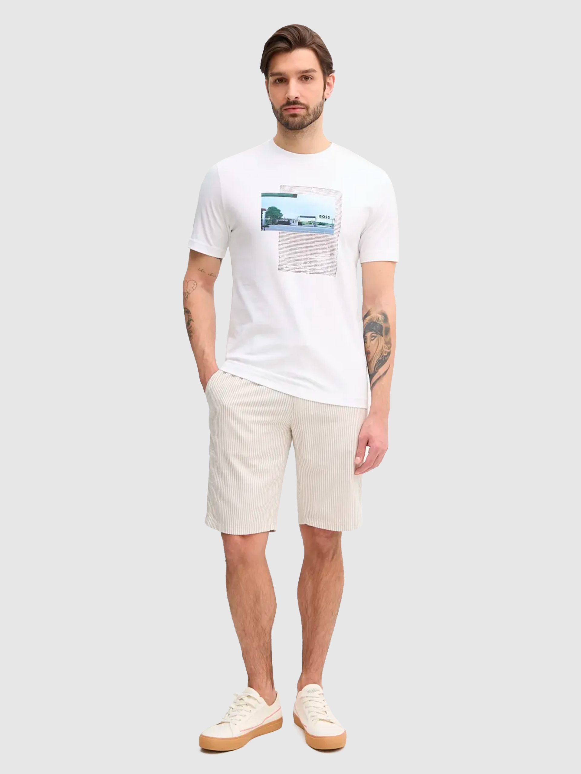 T-Shirt Man Boss Orange