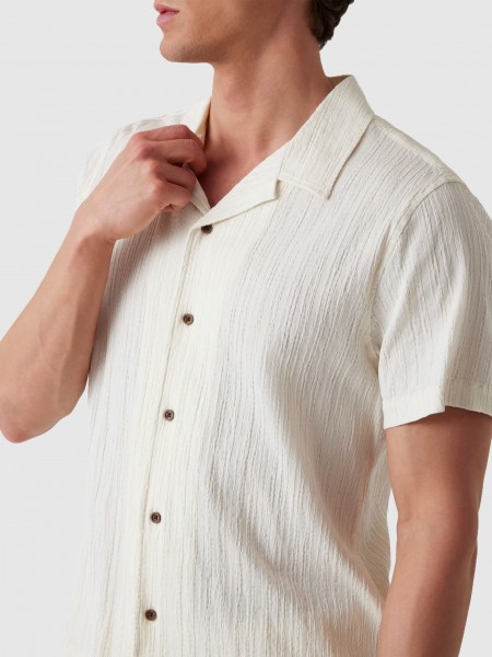 Camisa Homem Ss Schaffer Resort Shirt Guess